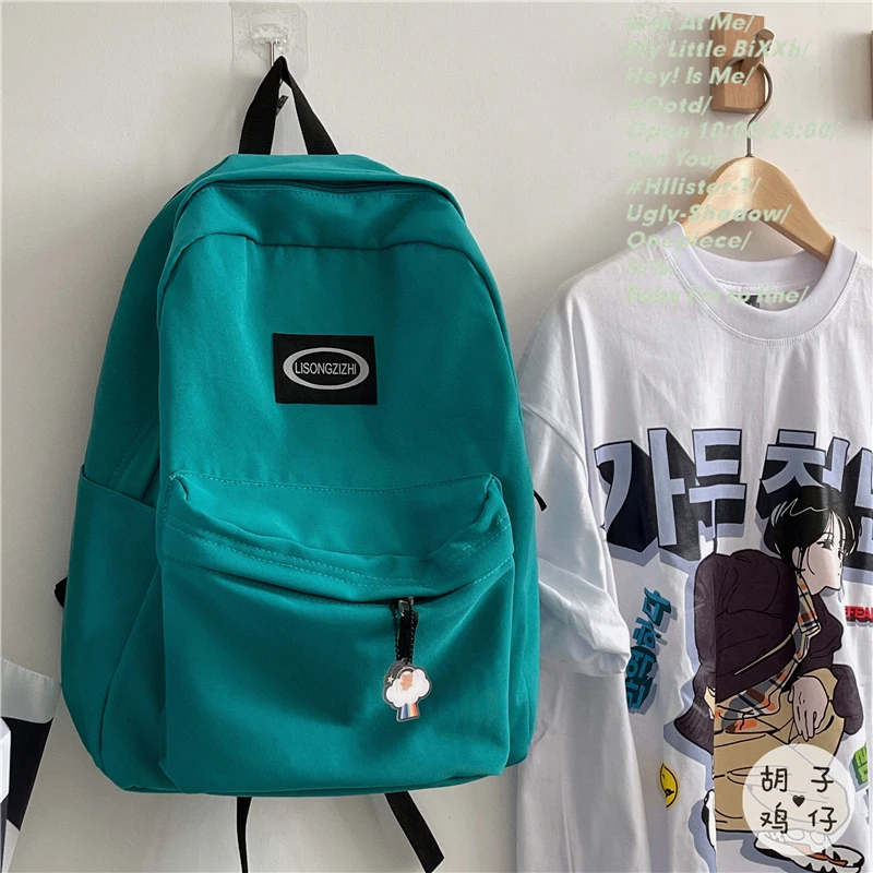 

BB987 Junior high school student schoolbag female Korean version Harajuku ulzzang large capacity backpack girl student backpack