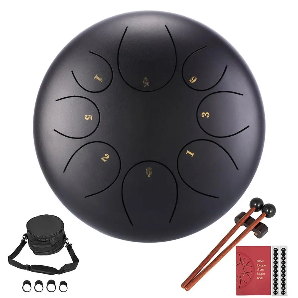 12 дюймов 9 нот ручной барабан стальной с язычком барабаном сумка для переноски