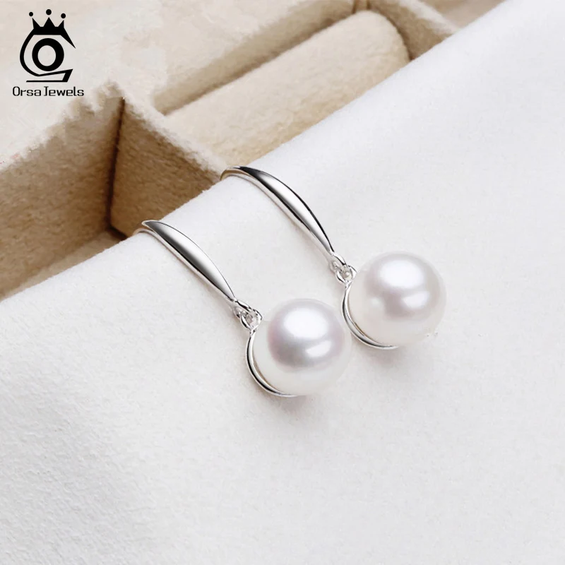 ORSA JEWELS трендовые серьги гвоздики из стерлингового серебра 925 пробы для женщин