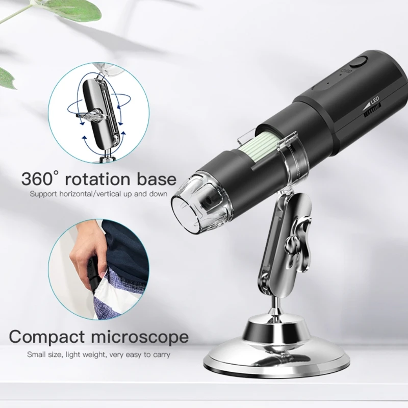 

50X-1000X WIFI Digital Microscope Magnifier USB PC Phone APP for -iOS -Android Y08A