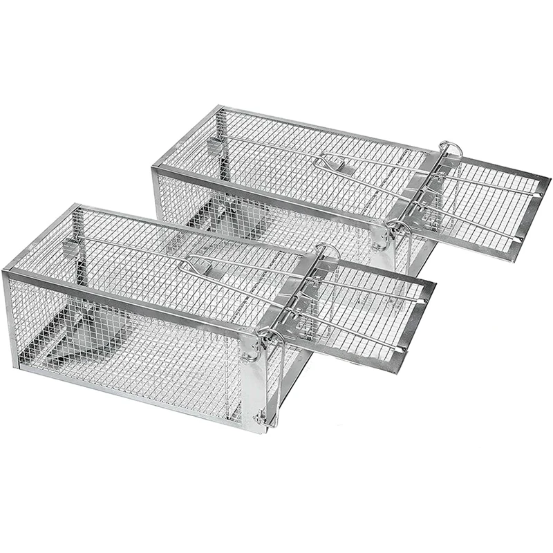 

Mouse Traps, Small Animal Humane Live Rat Cage Traps For House Indoor Use To Catch And Release Mouse And Small Rodents