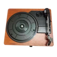33 45 78 rpm portable retro gramophone vinyl record player vintage classic turntable phonograph with built in stereo speakers