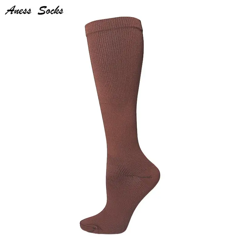 

Compression Stockings Blood Circulation Promotion Slimming Compression Socks Anti-Fatigue Comfortable Solid Color Socks