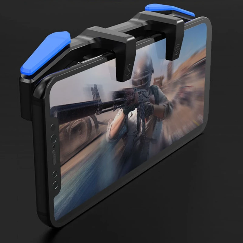

New Mobile Gaming Controller Capacitance Pulse PUBG Gamepad Play Game Trigger