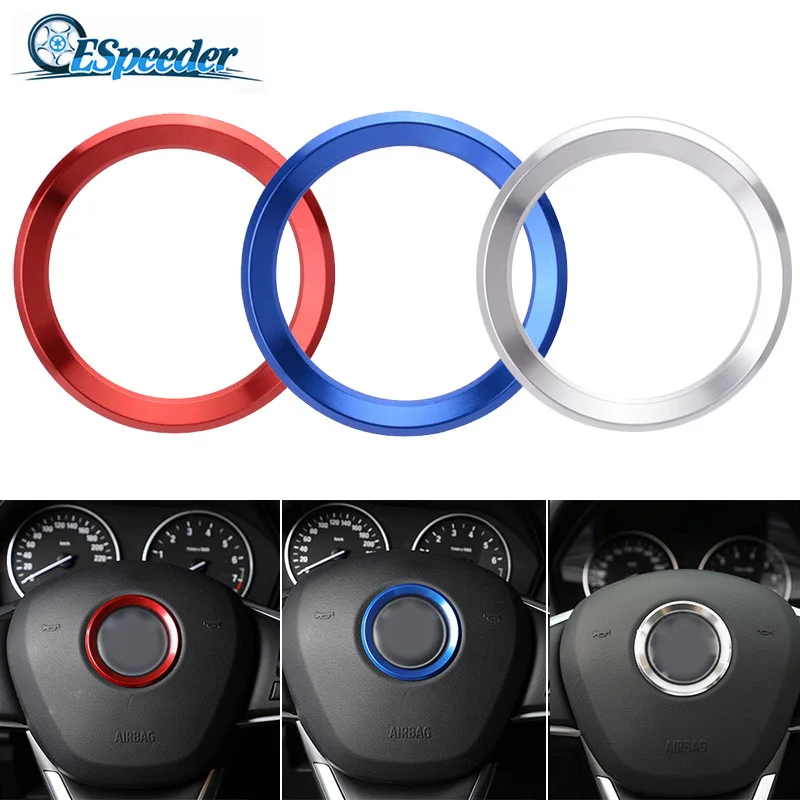 ESPEEDER автомобиля стильное декоративное кольцо рулевое колесо с отделкой круг