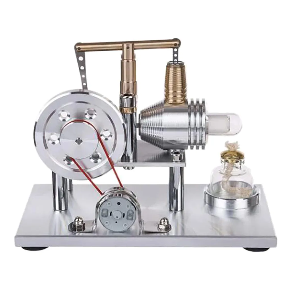 

Hot Air Stirling Engine Motor Model Educational Toy Electricity Generator Early Learning Baby Birthday Gift Toys for Child