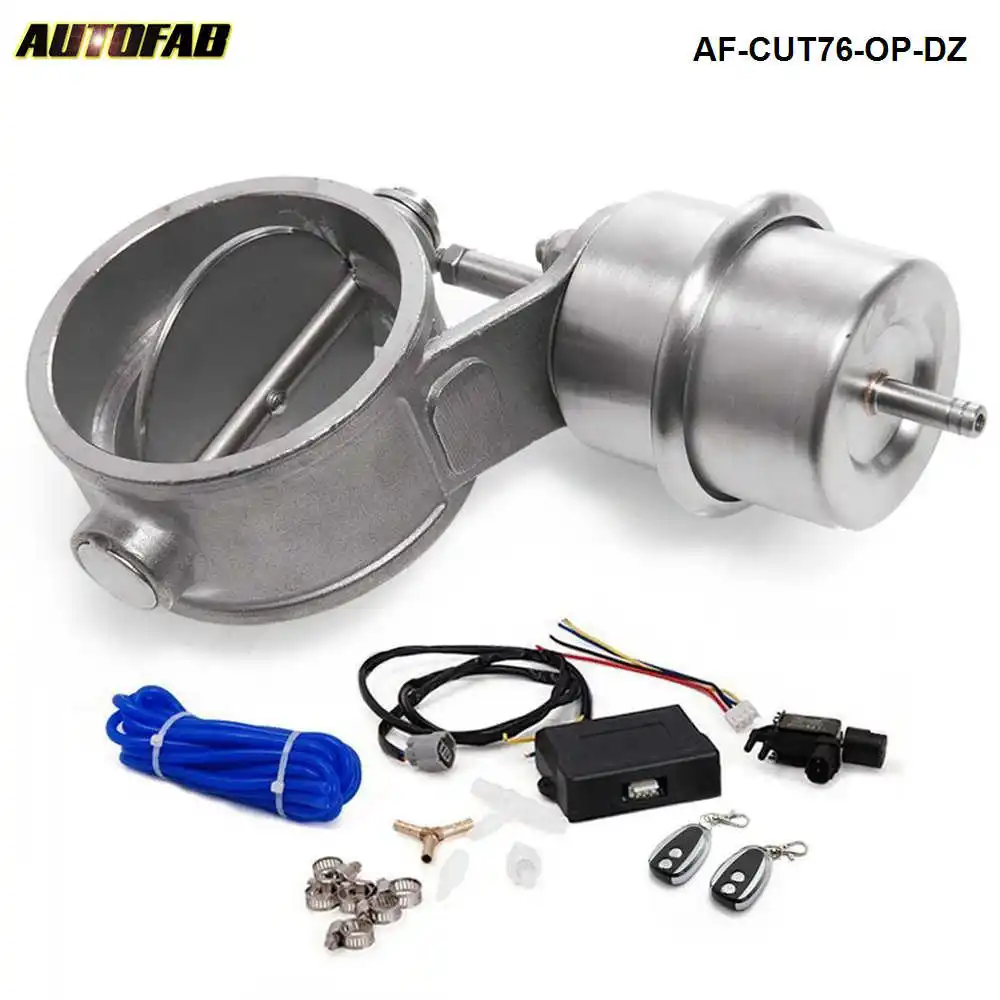 Комплект клапанов управления выхлопными газов вырез 3 дюйма 76 мм открытая труба с