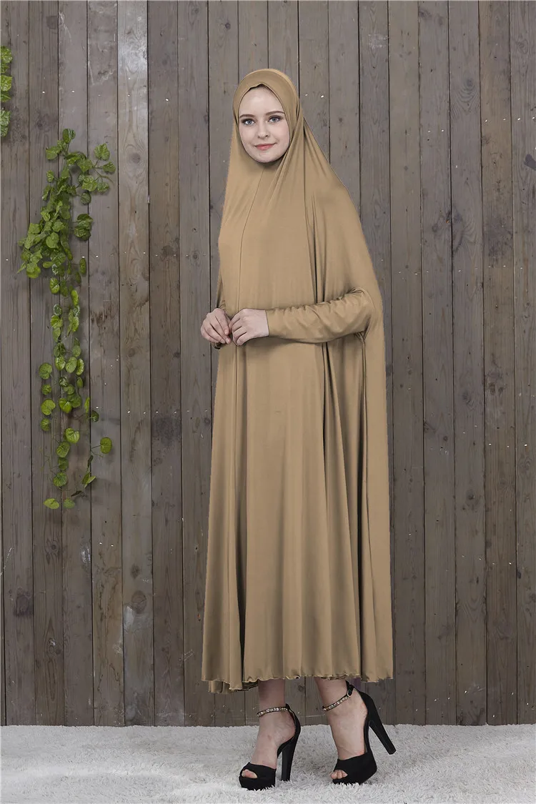 Традиционная мусульманская молитва Рамадан Burquas Niqab Jilbab Арабская женская одежда