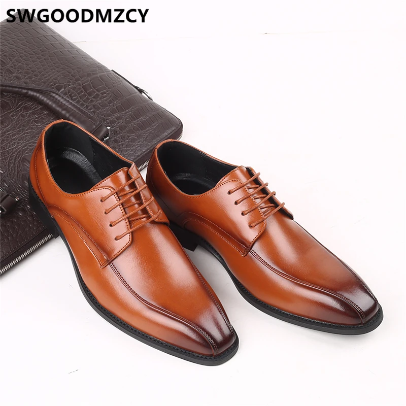 

Men Business Shoes Leather Pointed Oxford Shoes Men Classic Black Formal Shoe For Men Wedding Dress 2022 Sapatos Social Ayakabı