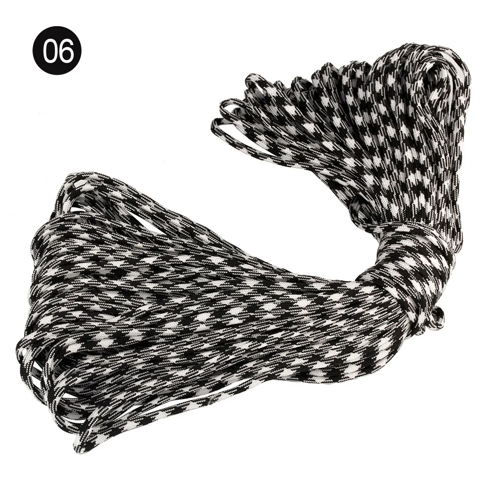 Новый DIY 5 мм ярдов двухцветная веревка для зонта семь ядер полипропиленовая