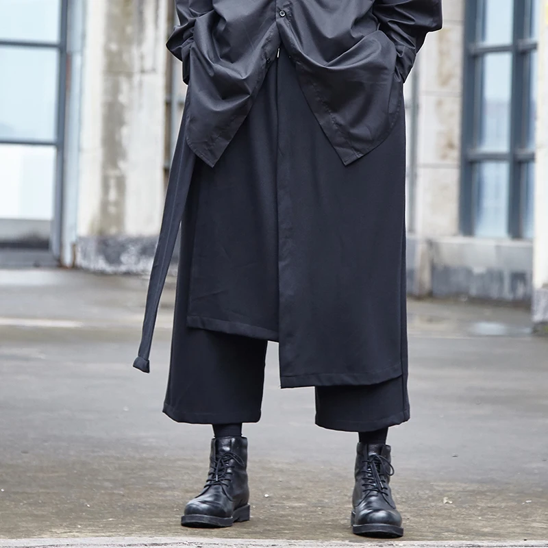 Оригинальный дизайн темно синие осенние и зимние Новые повседневные брюки для