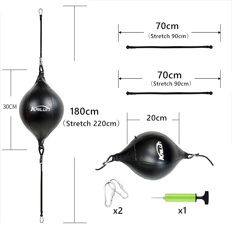 Модный надувной боксерский скоростной мяч для фитнеса грушевидной формы из