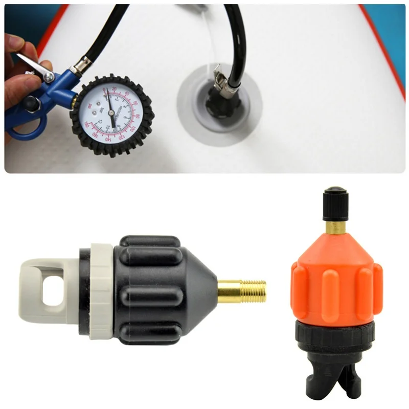 

Durable Air Valve Adaptor Wear-resistant Rowing Boat Air Valve Adaptor Nylon Kayak Inflatable Pump Adapter for SUP Board