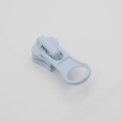Light blue Meetee 20 шт 5# Смола молния голова Толстая карамельный цвет молния тянуть слайдер DIY ремонт подушки одеяло сумки для кровати швейная одежда ZT005 - Цвет: Light blue
