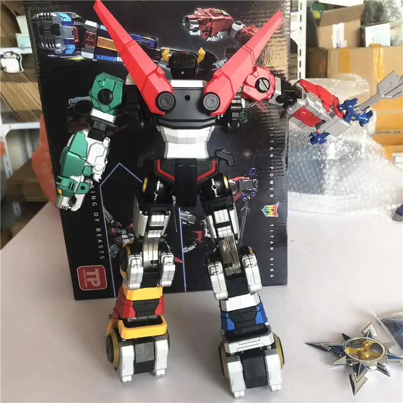 Voltron Super Alloy Soul Beast King GoLion металлическая Трансформация Робот фигурка игрушка Рождественский подарок для детей