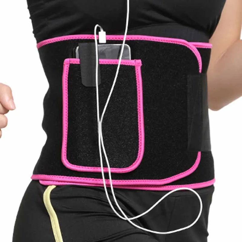 Новый пояс для талии регулируемый похудения упражнений от пота поясничный