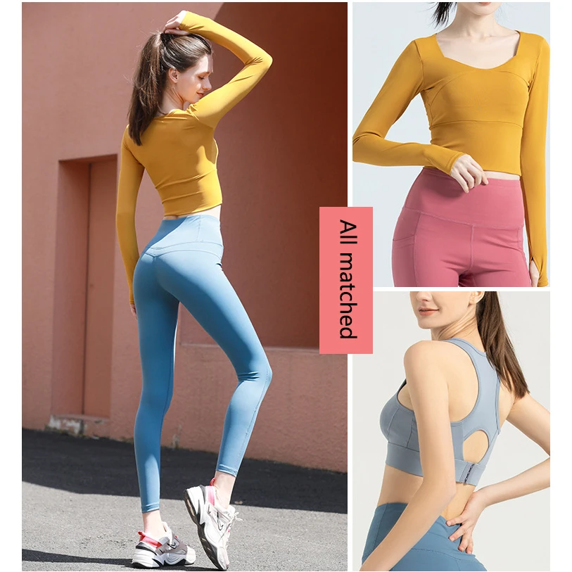 

Simpold Elastic Fitness Legging With Pocket High Waist Women Sport Wear Tights Push Up Yoga Pants Instimate Work Out Clohte