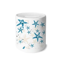 discover world starfish marine organism money box saving banks ceramic coin case kids adults