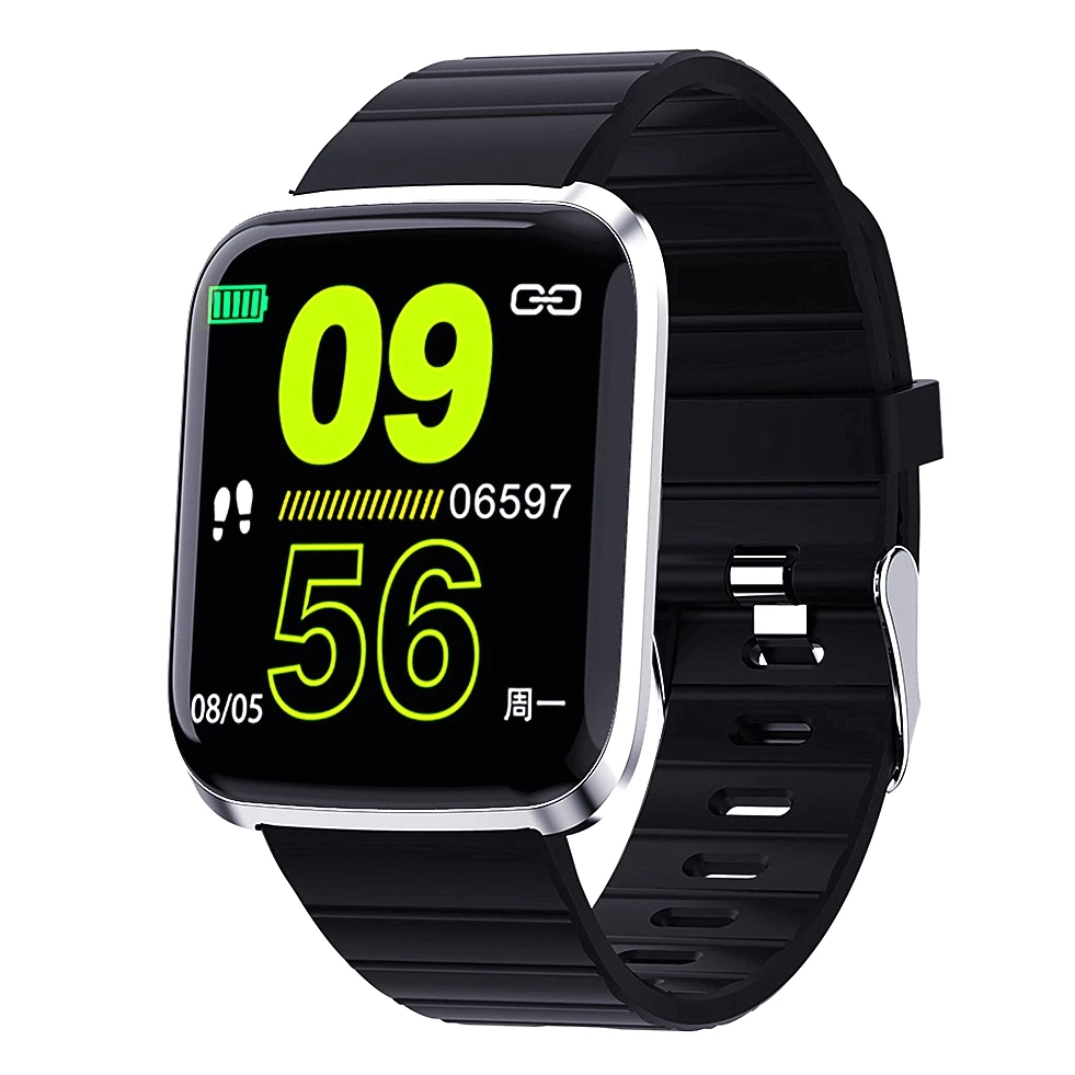 

Nennbo 116 профессиональный цветной экран, умный Браслет, Bluetooth, Смарт-часы, браслет, фитнес-трекер, монитор сердечного ритма для Android IOS VS S20 DT99 H6Pro