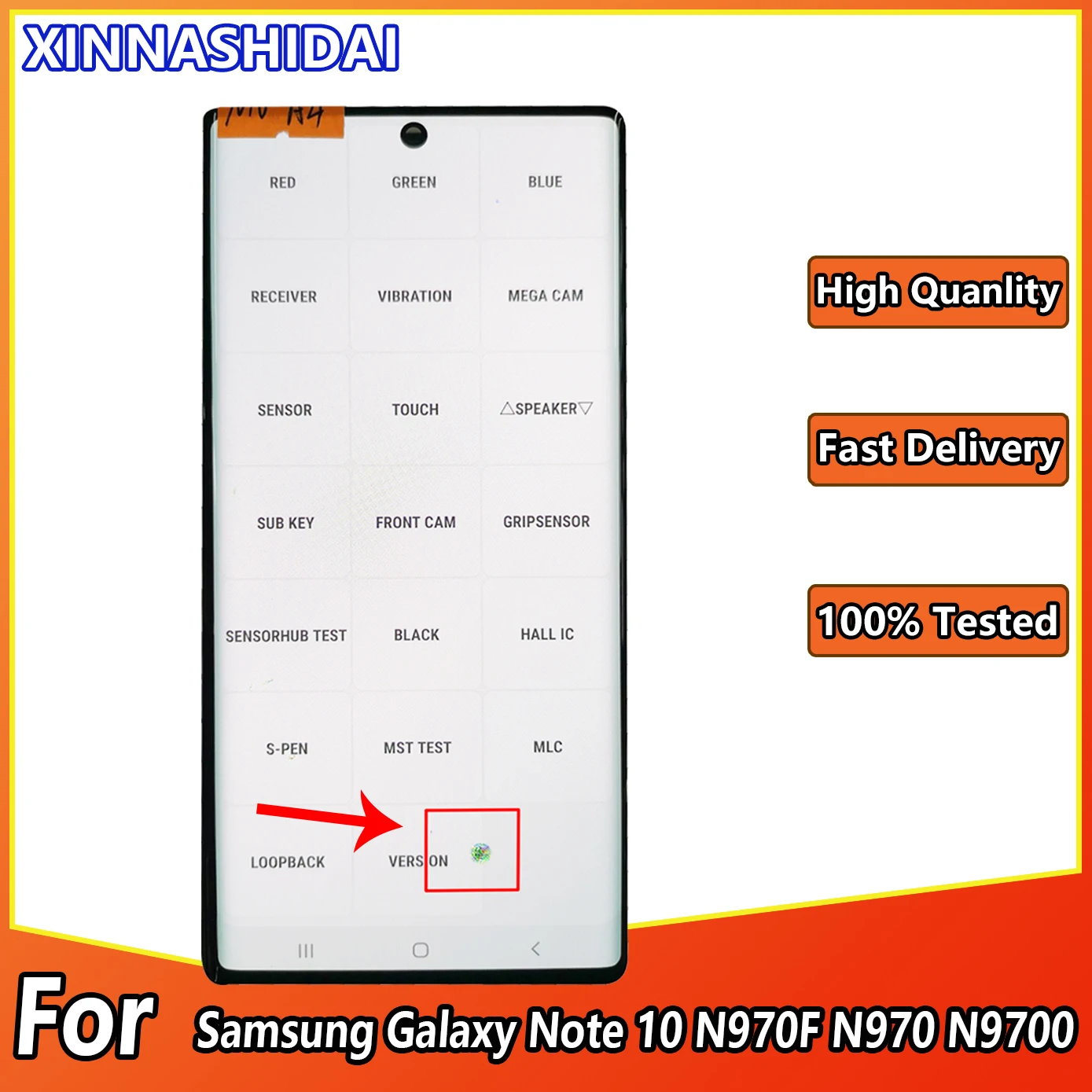 100% протестированный ЖК-экран для Samsung Galaxy Note 10 note10 Lcd N970F N970 N9700 ЖК-дисплей