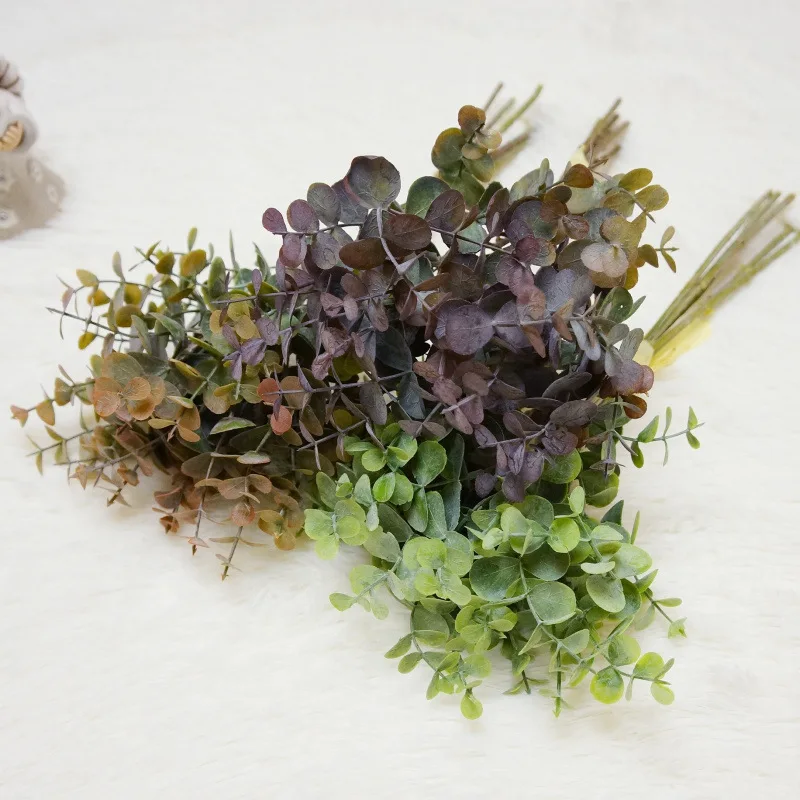 Искусственные листья эвкалипта 6 шт. декоративный искусственный цветок для