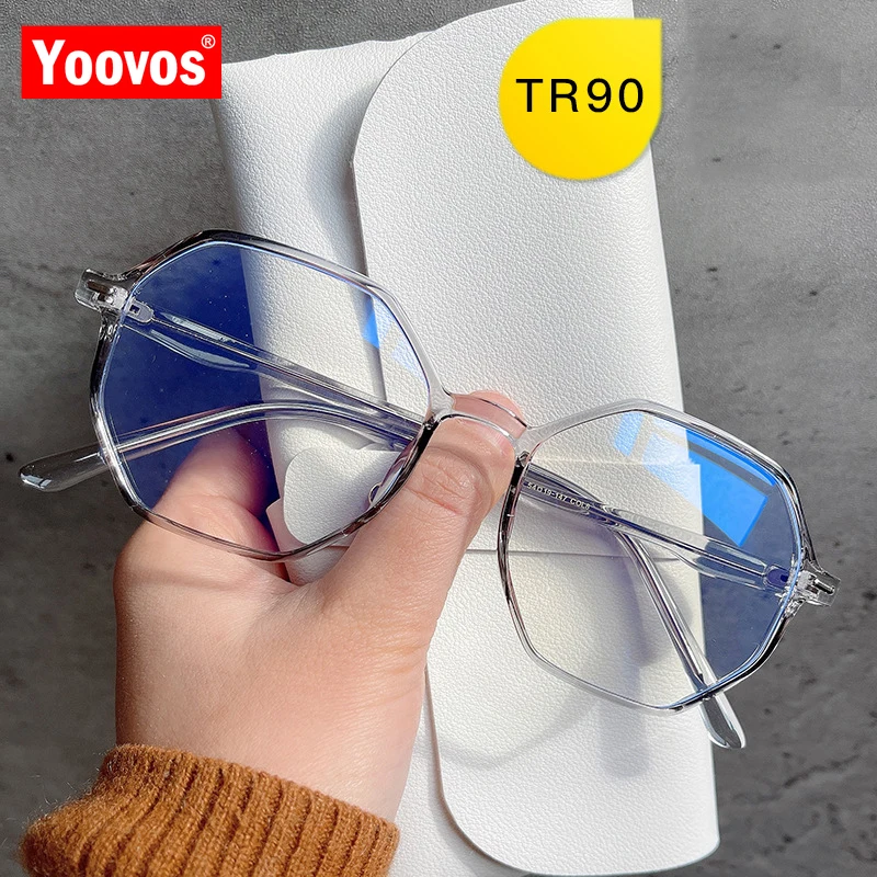 

Оправа для очков Yoovos женская, TR90, с защитой от синего светильник, 2021
