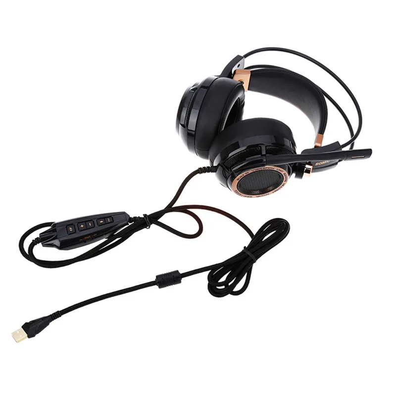 Наушники Somic G941 Hi-Fi наушники с USB-интерфейсом 7 1 компьютерная игровая проводная
