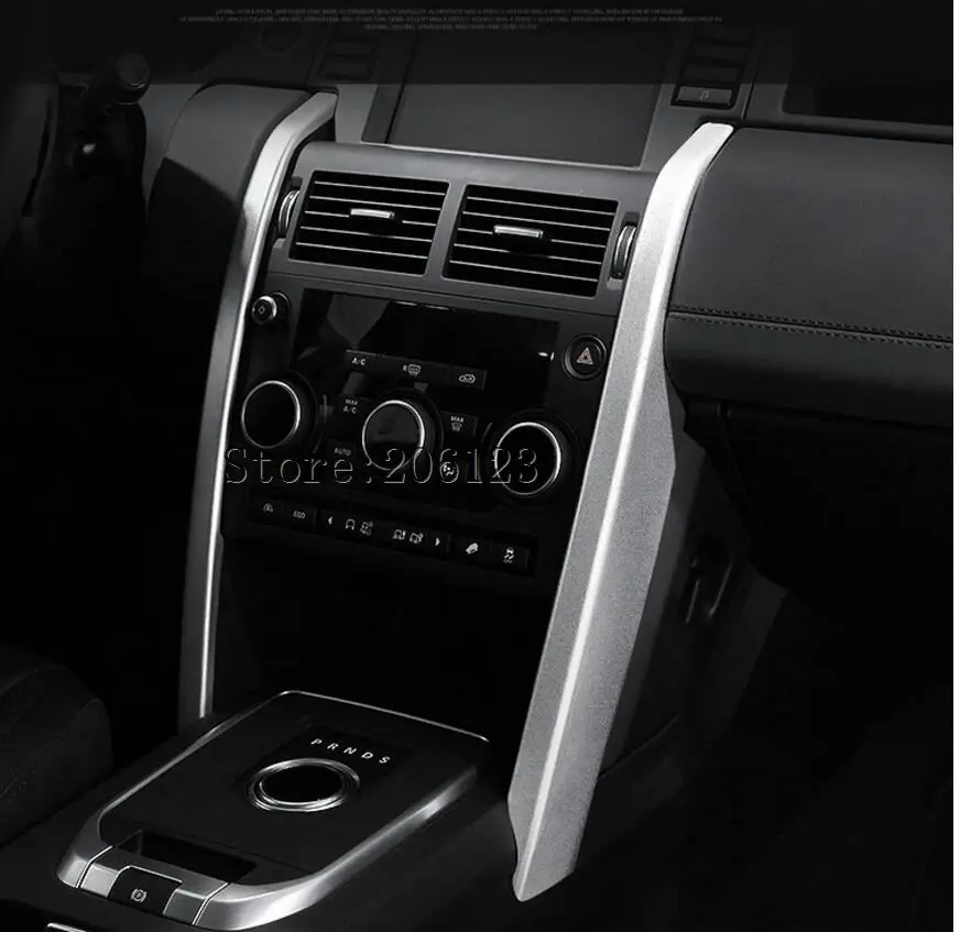 Автомобильный Стайлинг алюминиевый сплав центральная консоль панель крышка