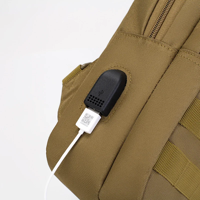 

Waterproof Backpack Hiking Bag Cycling Climbing Bag Travel Military Tactical Backpack Men Women USB Charge Anti Theft Sports Bag