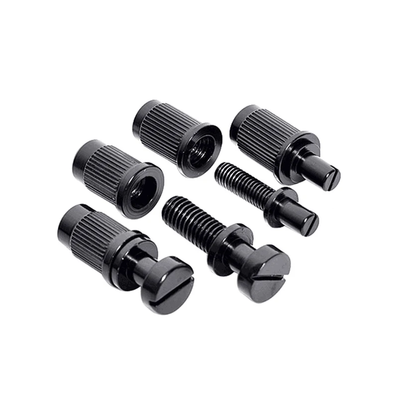 New Guitar String Seat Set Upper Bridge Lower Positioning Column Black Accoustic Accessories | Спорт и развлечения