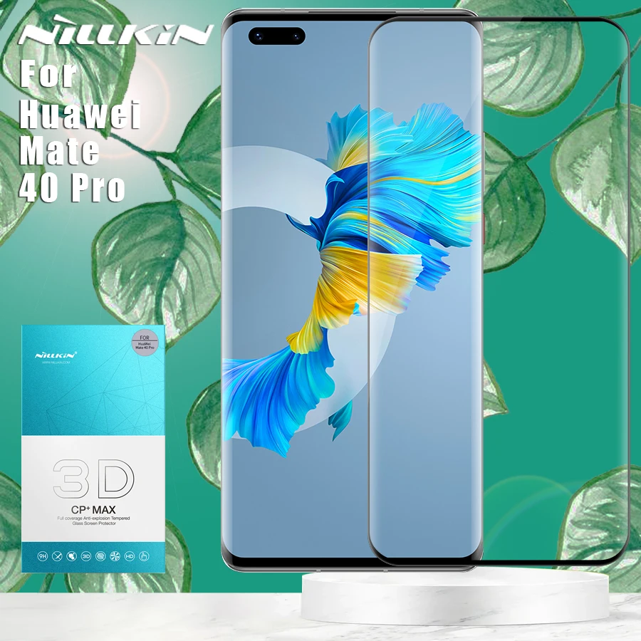 

Nillkin for HUAWEI Mate 40 Pro 5G Glass 3D CP+ Max Full Cover Tempered Glass Screen Protector