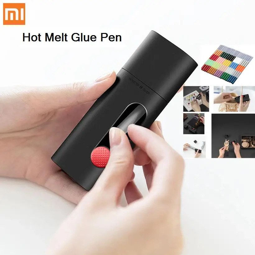 

NEW2022 Xiaomi Wowstick Rechargeable Cordless Electric Hot Melt Glue Pen Kits 2000mAh DIY Arts Crafts Projects Sealing and