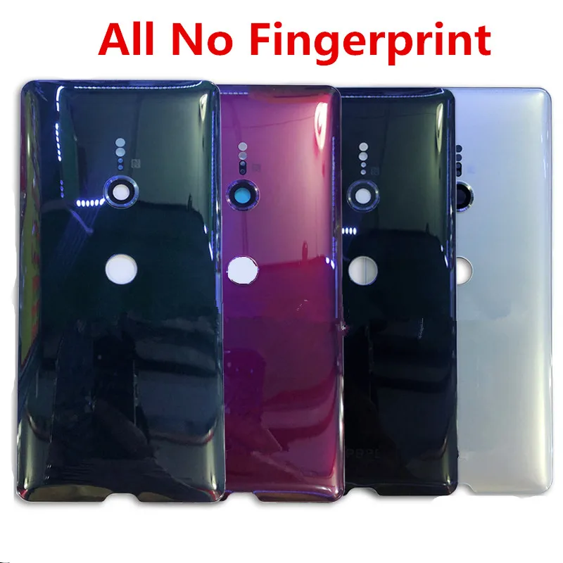 

Back Cover For Sony Xperia Xperia XZ3 H8416 H9436 H9493 Housing Battery Door Repair Phone Replace Rear Case + Logo Camera Lens