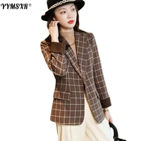 s 4xl jacket office womens 2022 autumn and winter professional wear long sleeved suit work clothes high quality