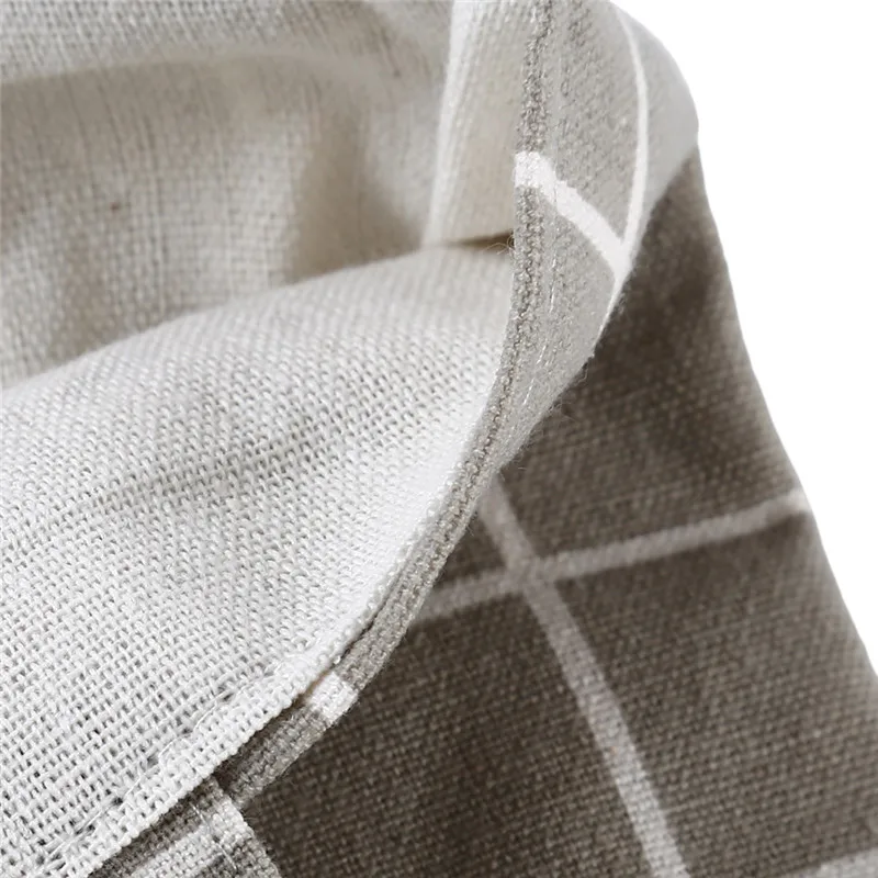 Новая модная женская тканевая клетчатая Эко сумка многоразовая для покупок с