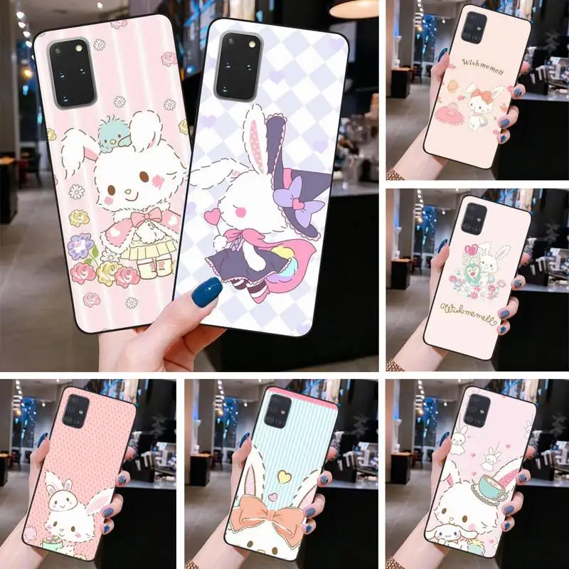 

Dabieshu Cute Rabbit Wish me mell Coque Shell Phone Case for Samsung S20 plus Ultra S6 S7 edge S8 S9 plus S10 5G lite 2020