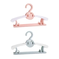 40pcs baby clothes hanger flexible racks clothing display kids hangers unmarked children coats hanger pink blue