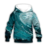 waves 3d printed hoodies family suit tshirt zipper pullover kids suit sweatshirt tracksuitpant shorts 06