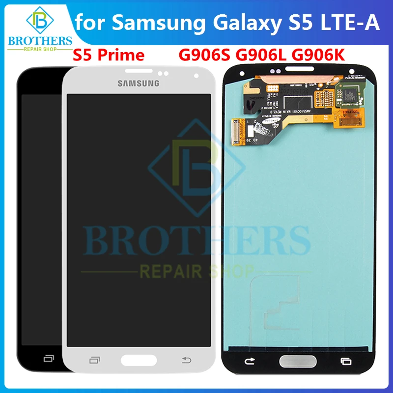 Фото ЖК-экран для Samsung Galaxy S5 LTE-A G906S, ЖК-дисплей для Samsung S5 Prime G906S G906L G906K, ЖК-дисплей в сборе с сенсорным дигитайзером №1