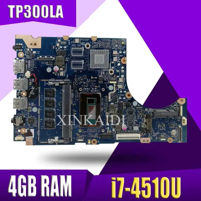 

Материнская плата TP300LAB ASUS TP300LA TP300LAB TP300L TP300LD TP300LJ материнская плата для ноутбука 100% протестированная I7-4510U процессор 4 Гб RAM