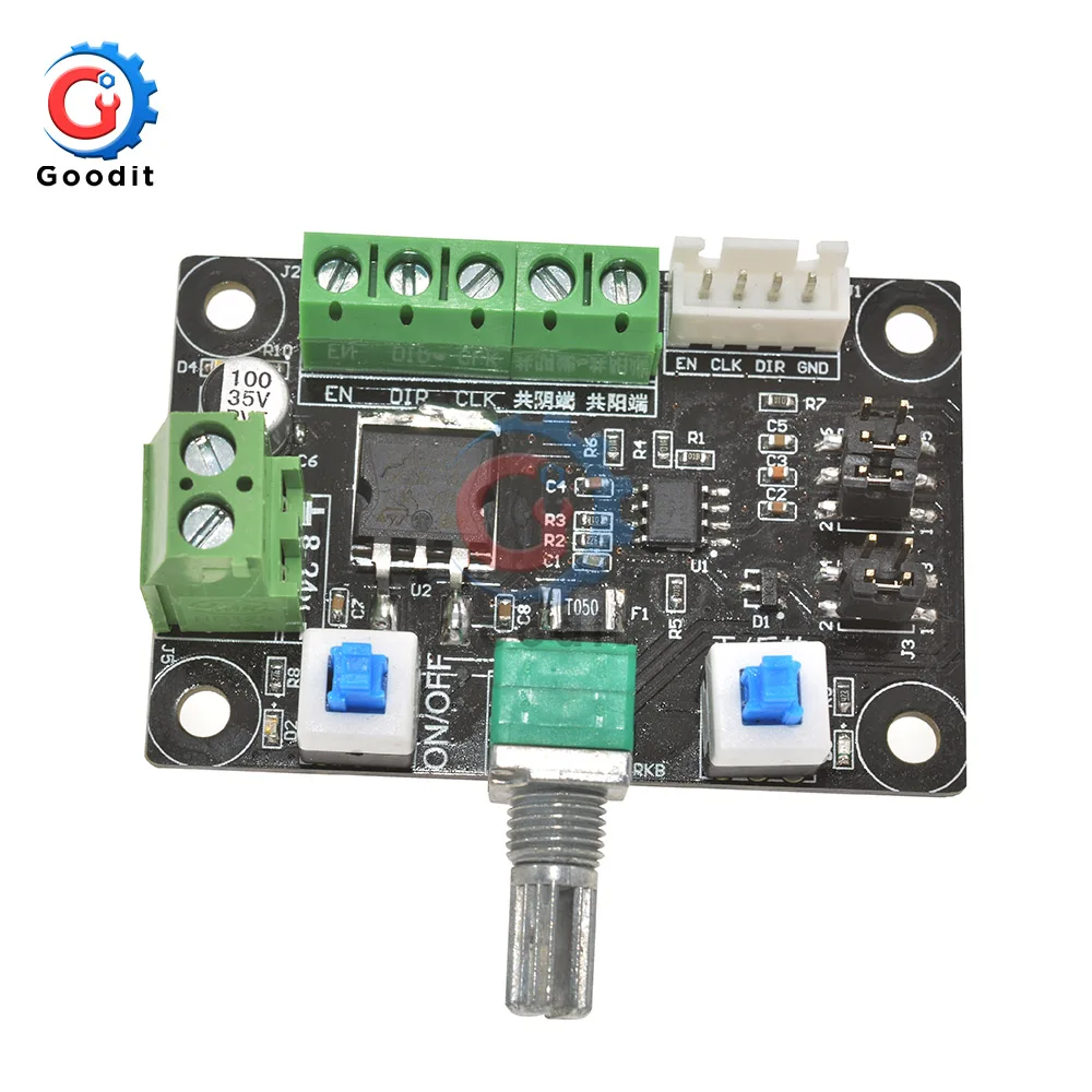 DC 12V 24V Генератор импульсных сигналов для шагового двигателя регулятор