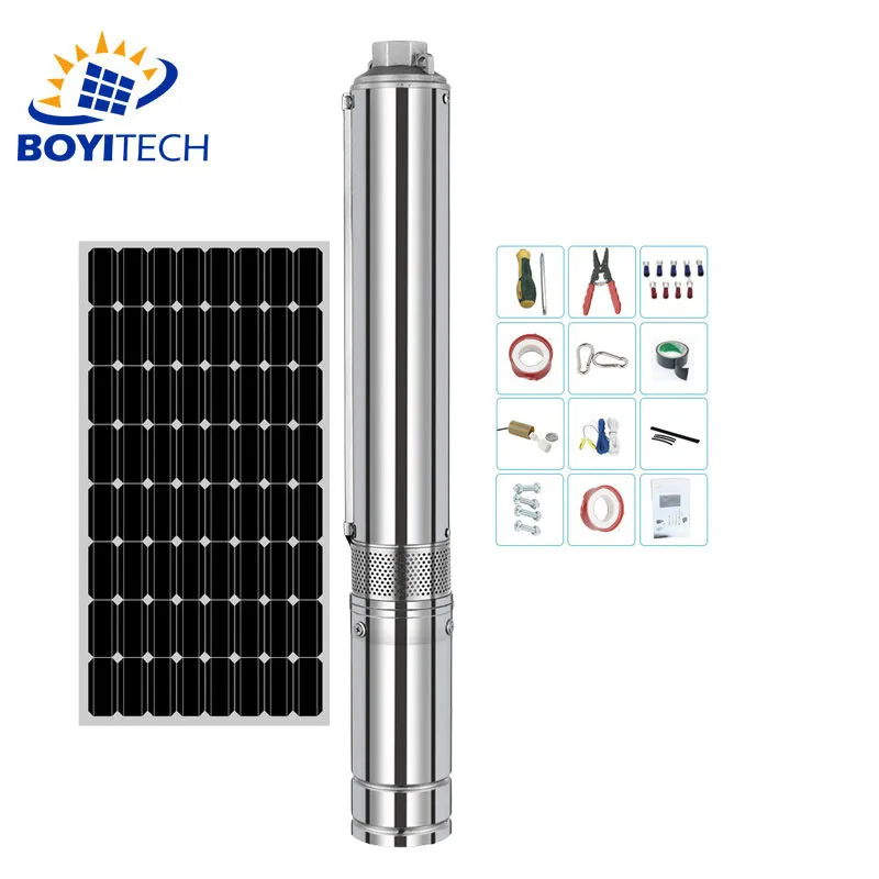 

1hp Dc Water Pump,3 Inch Borehole Pumps,Dc Solar Water Submerged Pump For Deep Well