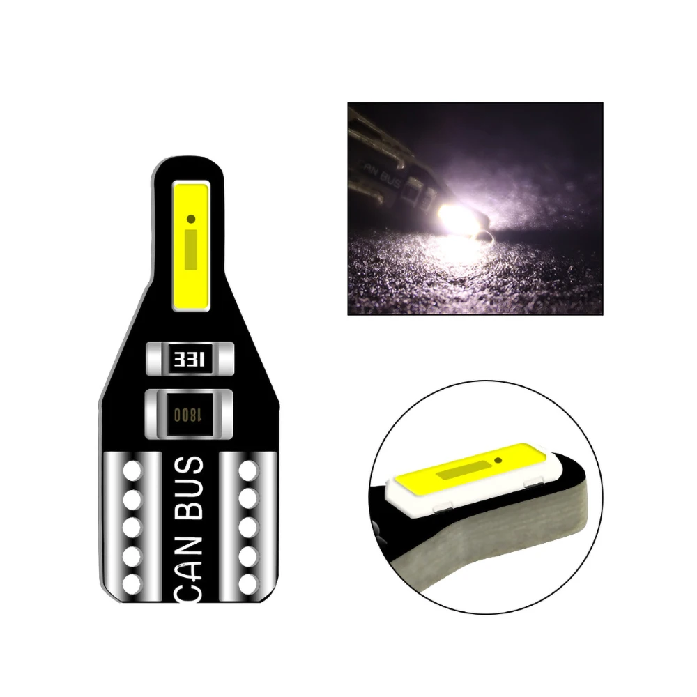 Автомобильный светодиодный светильник T10 5/10 шт. холодный белый 194 W5W 168 2SMD супер