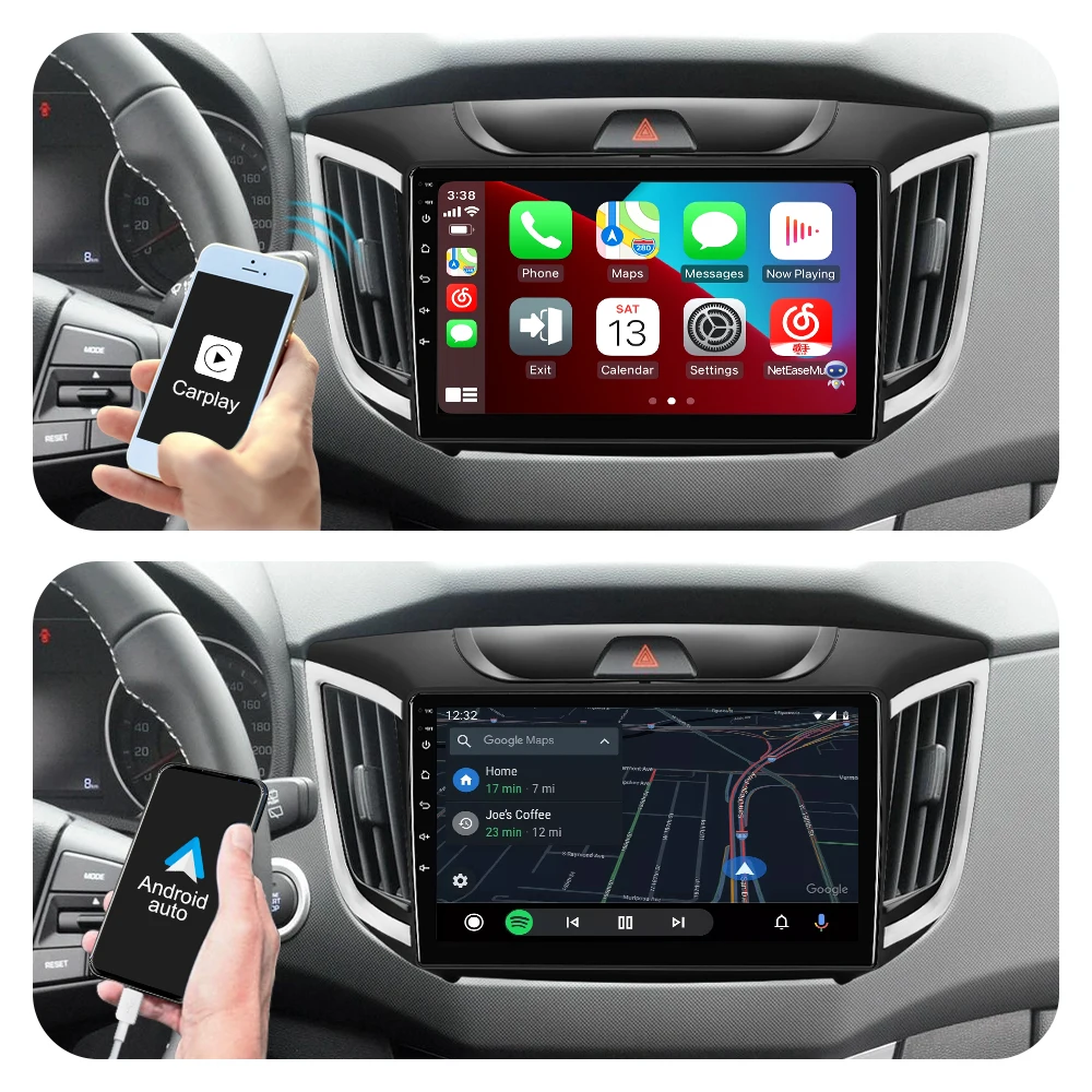 $79.40 Car Radio Multimedia Player For Hyundai Creta ix25 2015-2020 Android 10.0 Autoradio GPS Navigation DVR Camera WIFI IPS Screen