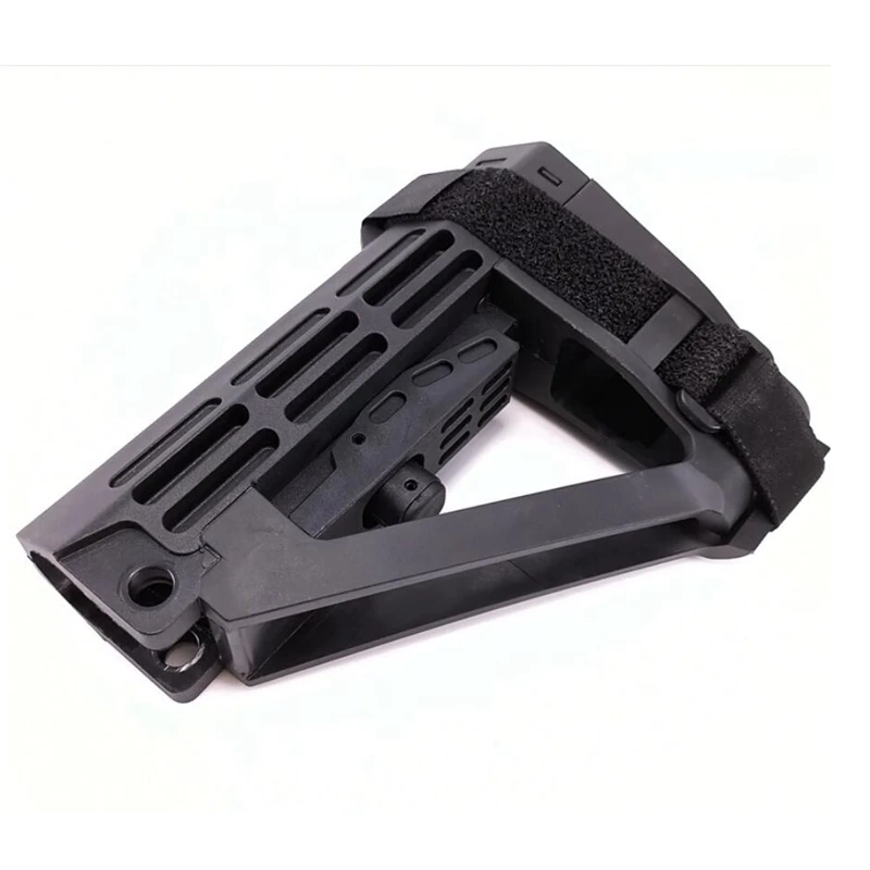 

Mil-Spec carbine Nylon Tactical Gel Blaster Stock Airsoft Buttstock External Upgrade Parts Accessories Paintball Equipment
