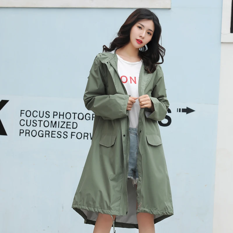 

Long Motorcycle Raincoat Jacket Women Travel Camping Waterproof Rain Coat Fishing Men Veste Femme Longue Raining Coat EA60YY