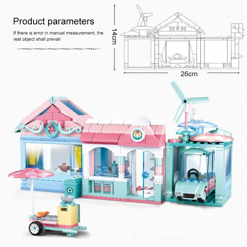 410 шт. Детский конструктор Игра в дом | Игрушки и хобби