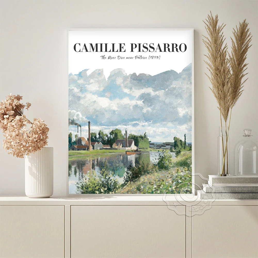 

Camille Pissarro Impressionism Canvas Painting Prints Art Retro Poster Landscape Wall Stickers Living Room Bedroom Home Decor