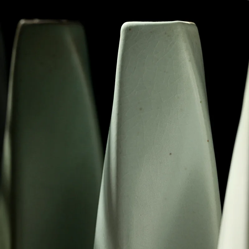 Японская фотография Цветочная посуда грубая керамика дзен вставка мягкое