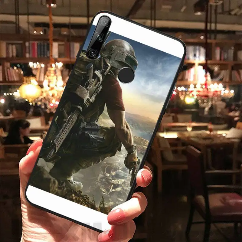 Чехол для телефона HaNismt PUBG мягкий силиконовый чехол из ТПУ Huawei Y5 Y6 Y7 Y9 Prime Pro II 2019 2018